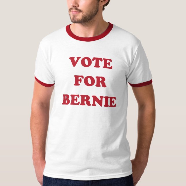 T-shirt Vote pour Bernie (Devant)