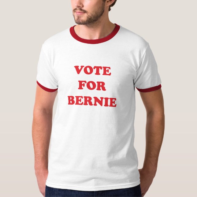 T-SHIRT VOTE POUR DES PONCEUSES DE BERNIE (Devant)