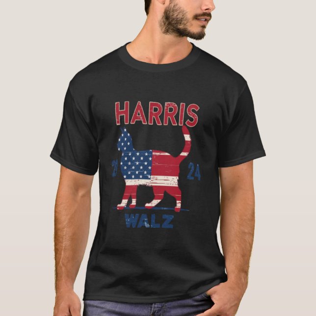 T-shirt Vote pour Harris Walz 2024 Election Kamala Harris  (Devant)