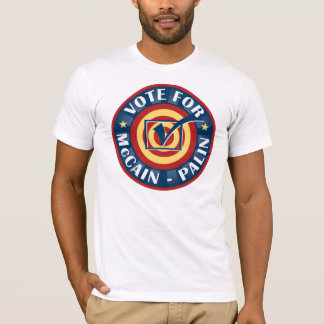 T-shirt Vote pour John McCain et Sarah Palin