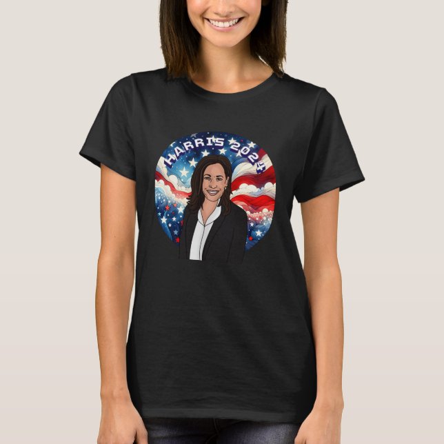 T-shirt Vote pour Kamala Harris 2024 (Devant)