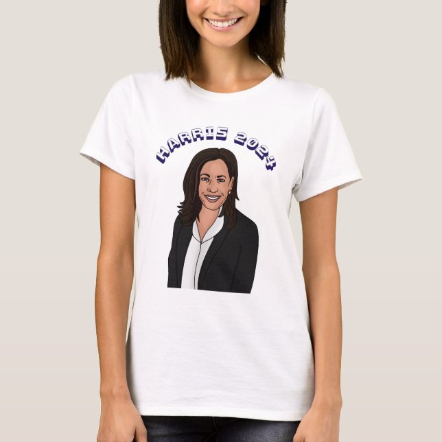 T-shirt Vote pour Kamala Harris 2024 (Devant)