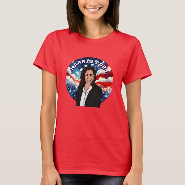 T-shirt Vote pour Kamala Harris 2024 (Devant)