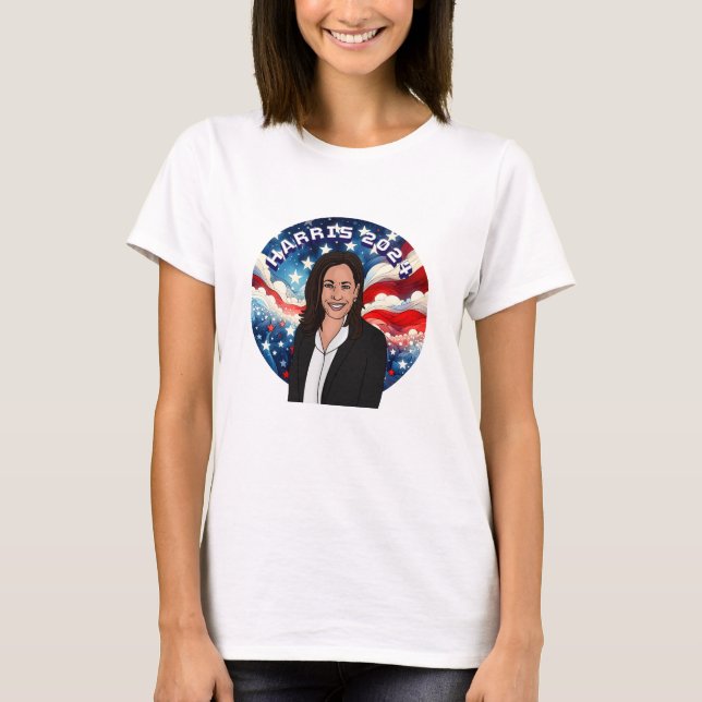 T-shirt Vote pour Kamala Harris 2024 (Devant)