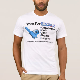 T-shirt Vote pour la birdie 5