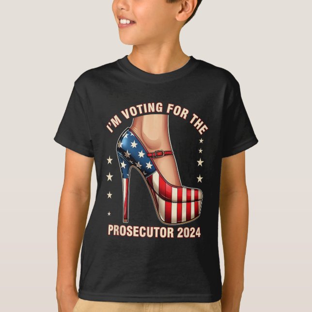 T-shirt Vote Pour Le Procureur 2024 Kamala Harris High (Devant)