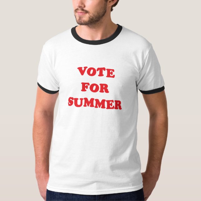 T-shirt Vote pour l'été (Devant)