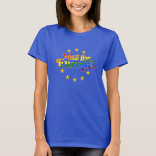 T-shirt Vote Pour Notre Future Europe Élection Démocratie 