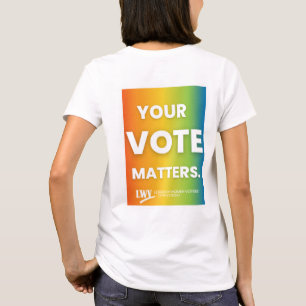 T-shirt VOTE Rainbow T Shirt