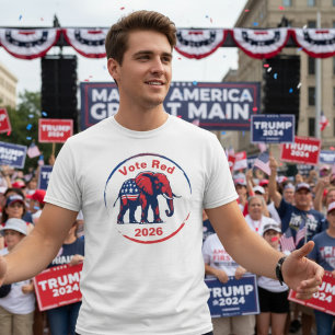 T-shirt Vote Red 2026