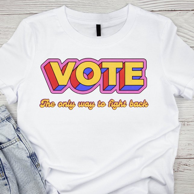 T-shirt Vote rétro (Créateur téléchargé)