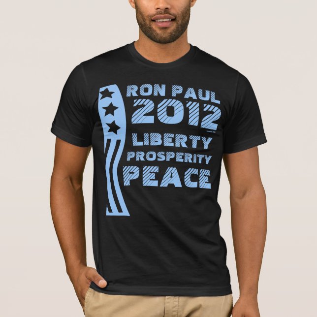 T-shirt Vote Ron Paul pour l'élection présidentielle de 20 (Devant)