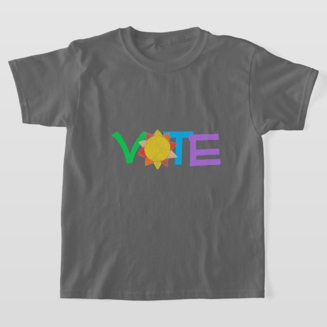 T-shirt Vote Shirt Sun GOTV (Poser)