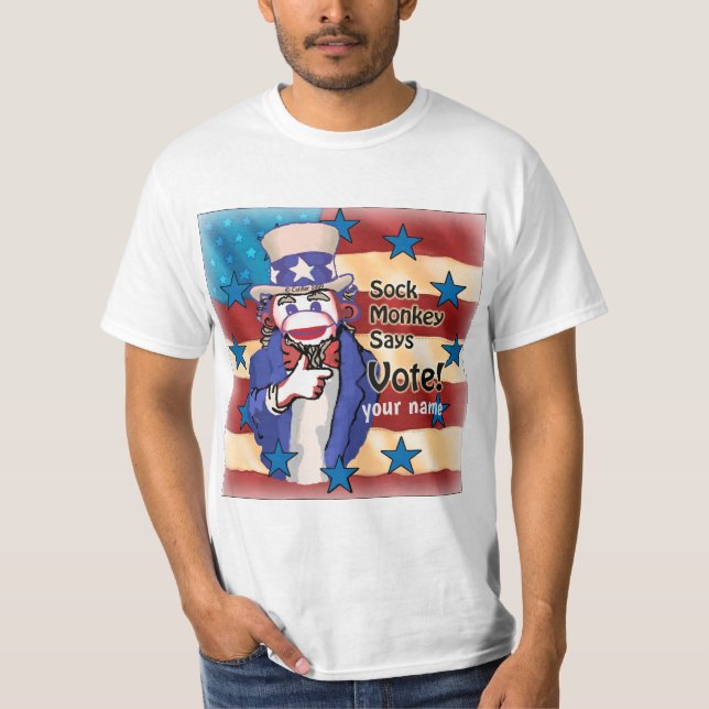 T-shirt Vote Singe Chaussette   (Devant)