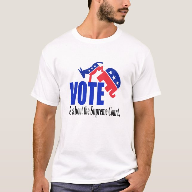 T-shirt Vote sur la Cour Suprême (Devant)