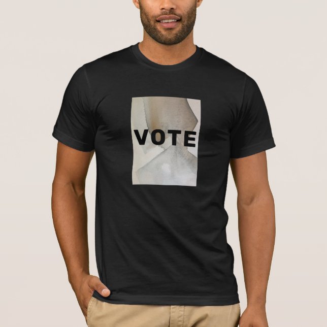 T-shirt VOTE tee - noir (Devant)