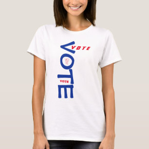 T-shirt Vote USA Rouge Blanc et Bleu