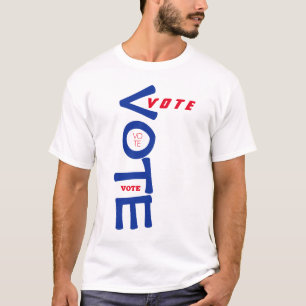 T-shirt Vote USA Rouge Bleu Bleu Bleu