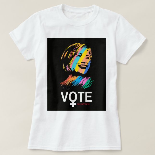T-shirt votehillary2016 (Design devant)