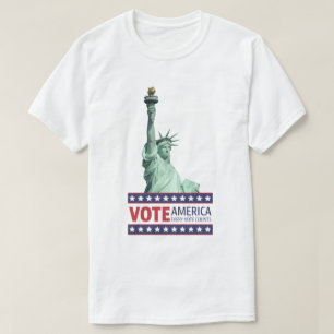 T-shirt VOTER L'AMÉRIQUE Chaque Vote Compte