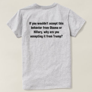 T-shirt Voter pour les chèques et les soldes anti-Trump