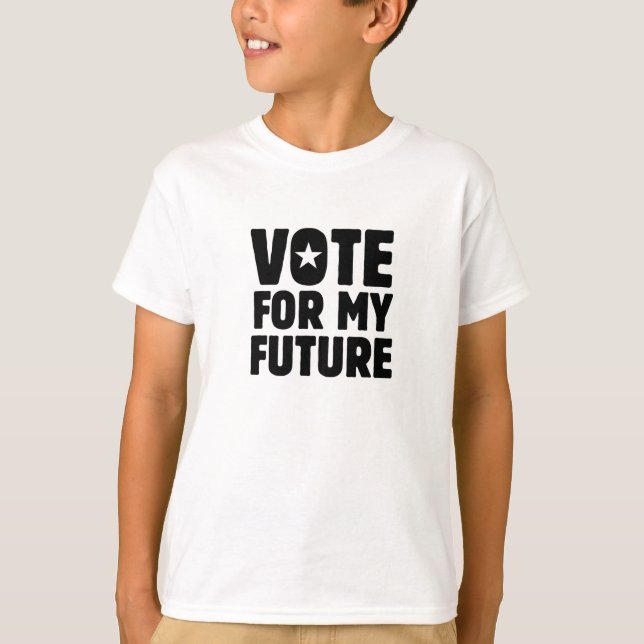 T-SHIRT VOTER POUR MON AVENIR (Devant)