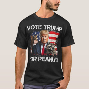 T-shirt Voter Trump pour l'arachide Le trump de l'écureuil
