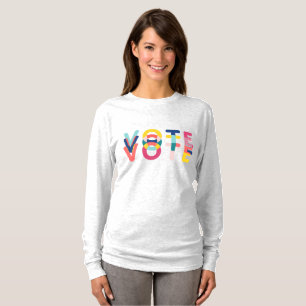 T-shirt Voter Vibrant Arc-en-ciel moderne
