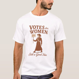 T-shirt Votes pour les femmes, Suffragette Art Vintage