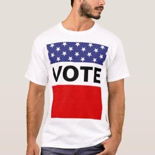 T-shirt Votes Stars Rouge Blanc Bleu