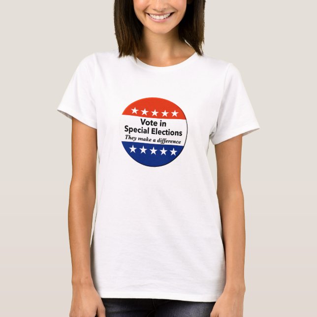 T-shirt Votez aux élections spéciales (Devant)