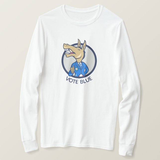 T-shirt Votez Bleu (Design devant)