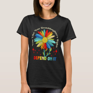 T-shirt Votez comme si les droits de votre petite-fille en