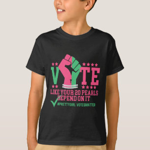 T-shirt Votez Comme Vos 20 Chaussures Dépendent De Son Pré