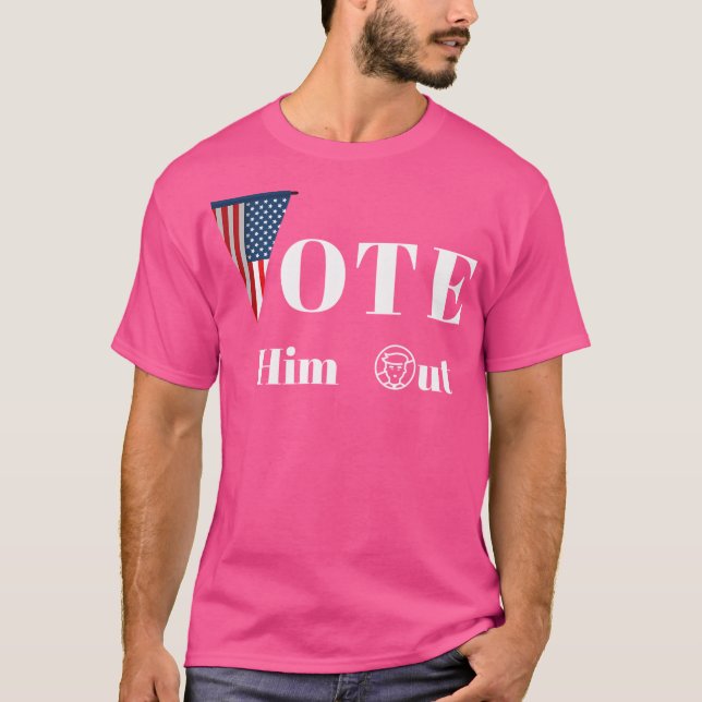 T-shirt Votez-le dehors (Devant)