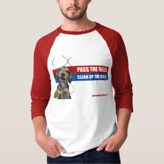 T-shirt Votez les projets de loi/nettoyez les moulins 3/4