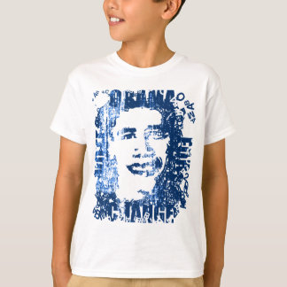 T-shirt "Votez Obama pour le changement", une boule à vint
