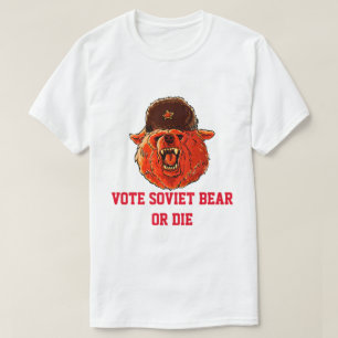 T-shirt Votez Ours Soviétique