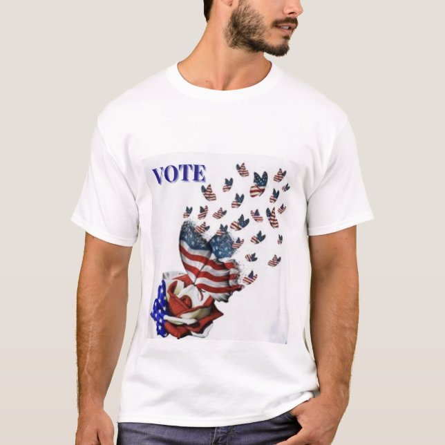 T-shirt Votez pour le changement. (Devant)