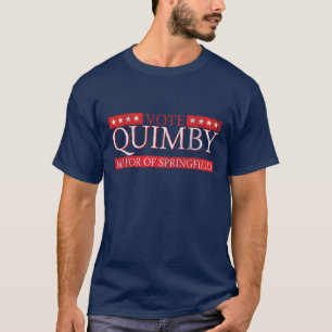 T-shirt Votez pour le maire Quimby