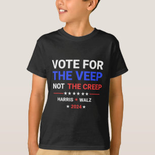 T-shirt Votez Pour Le Veep Pas Pour Le Creep Harris Waltz 