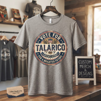 T-shirt Votez pour Talarico | Élection démocrate