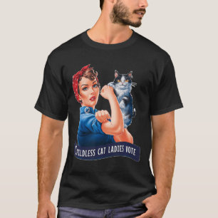 T-shirt Votez Rosie pour les femmes sans chats