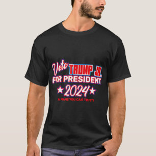 T-shirt Votez Trump Jr. Pour Le Président 2024 Donald Trum
