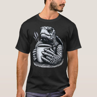 T-shirt votre amour des tortues et du café avec cela
