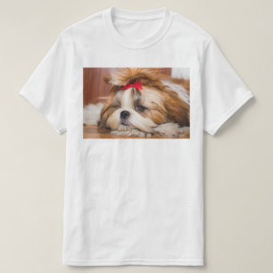 T-shirt Votre animal de compagnie chiot cadeau photo amour
