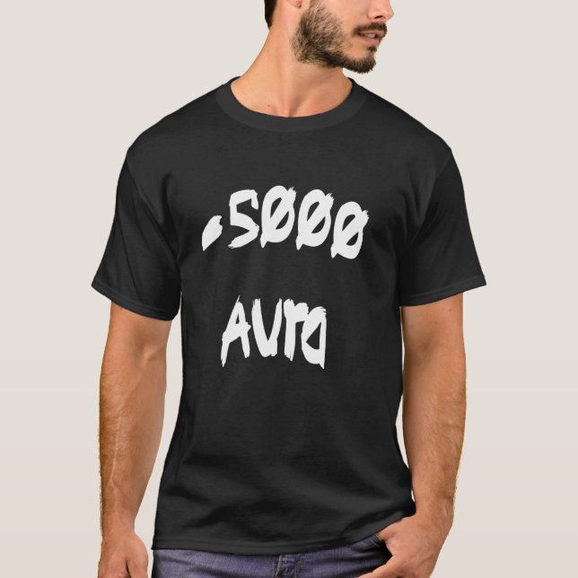 T-shirt Votre Aura vient d'être réduite de 5000 (Devant)