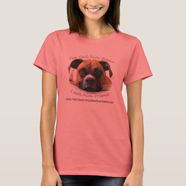 T-shirt Votre Boxer est votre ami (Devant)