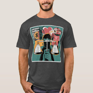 T-shirt Votre budget parle plus fort que les mots Montrez 
