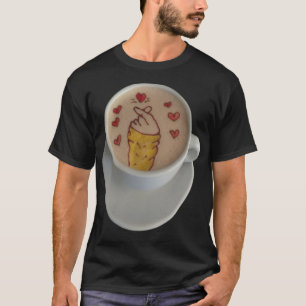 T-shirt votre café est prêt, café, latte, café et café